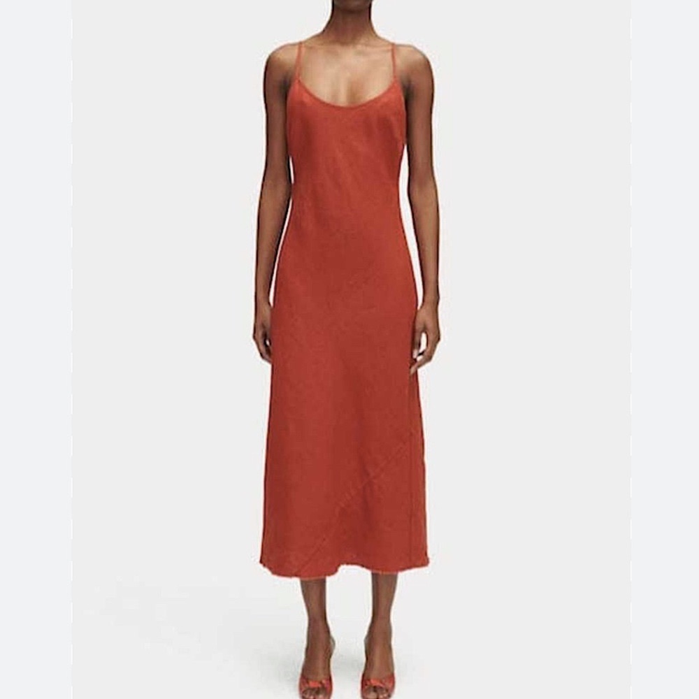 Rachel Comey Wren dress Terracotta 00